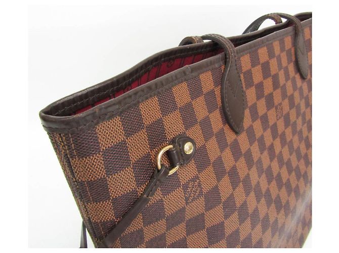 Bolso Tote Louis Vuitton Damier Neverfull MM Castaño - vista 8
