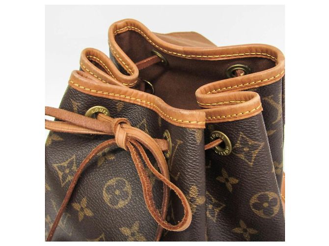 Mochila Louis Vuitton Monogram Montsouris MM M51136 para mujer Castaño - vista 13