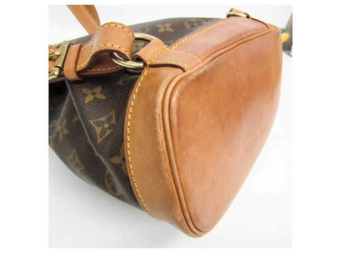 Mochila Louis Vuitton Monogram Montsouris MM M51136 para mujer Castaño - vista 5