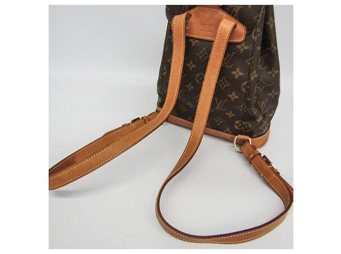 Mochila Louis Vuitton Monogram Montsouris MM M51136 para mujer Castaño - vista 7