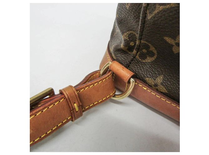 Mochila Louis Vuitton Monogram Montsouris MM M51136 para mujer Castaño - vista 8