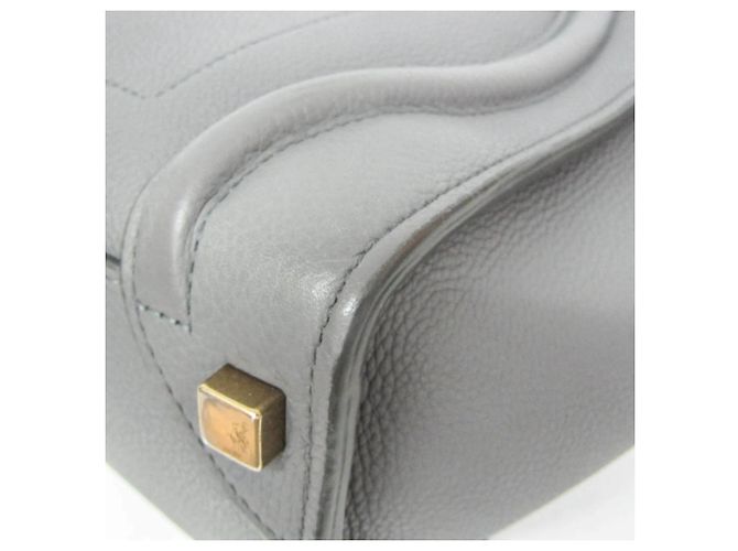Céline Celine Luggage Micro Shopper 167793 Bolso para mujer Castaño - vista 5