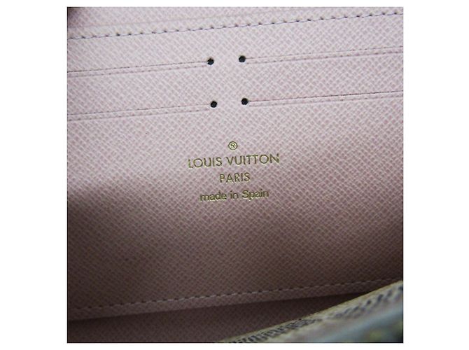 Cartera Louis Vuitton Damier Azur Clemence Rosa - vista 11
