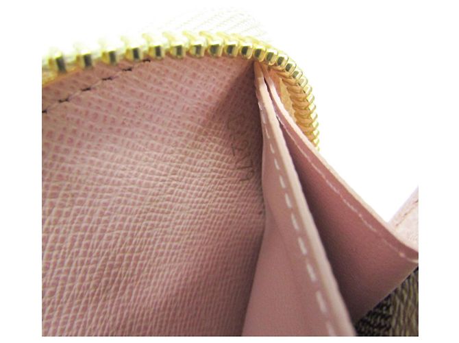 Cartera Louis Vuitton Damier Azur Clemence Rosa - vista 12