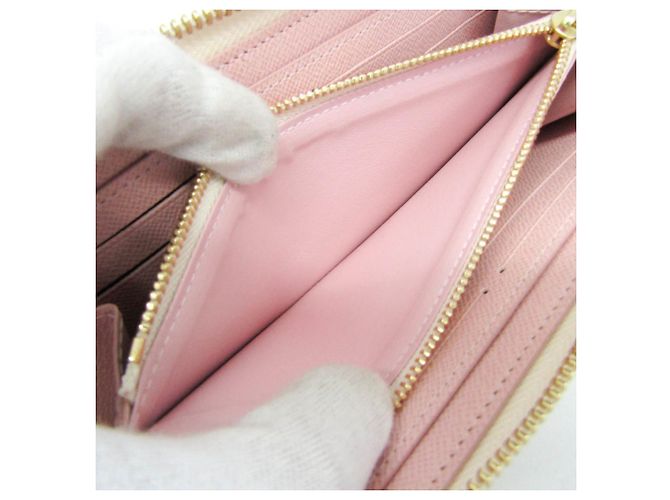 Cartera Louis Vuitton Damier Azur Clemence Rosa - vista 4