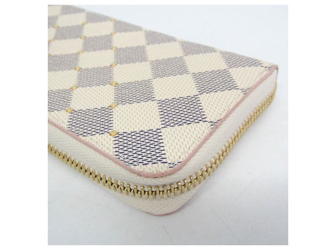 Cartera Louis Vuitton Damier Azur Clemence Rosa - vista 6