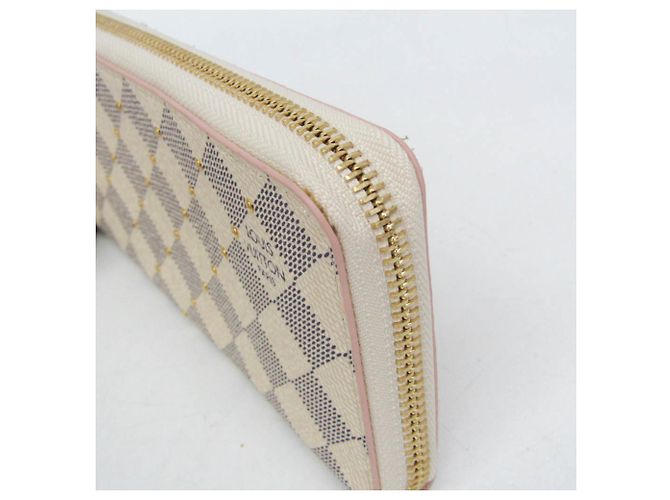 Cartera Louis Vuitton Damier Azur Clemence Rosa - vista 7