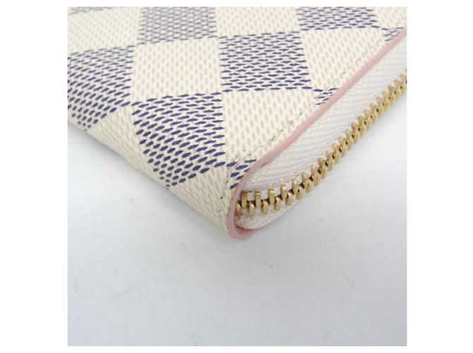 Cartera Louis Vuitton Damier Azur Clemence Rosa - vista 8