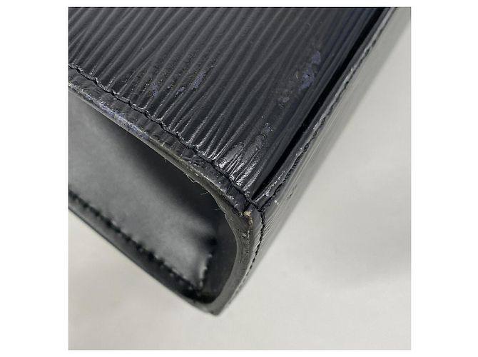 Borsa Louis Vuitton Epi Malzerbes M52372 Noir Nero - vista 6