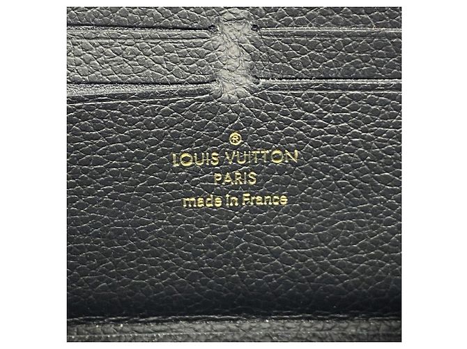 Louis Vuitton Monogram Empreinte Portefeuille Clemence Long Wallet Preto - vista 4