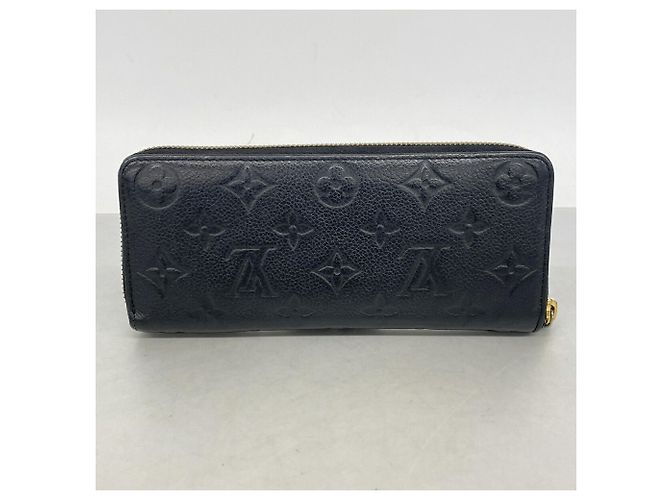 Louis Vuitton Monogram Empreinte Portefeuille Clemence Long Wallet Preto - vista 7