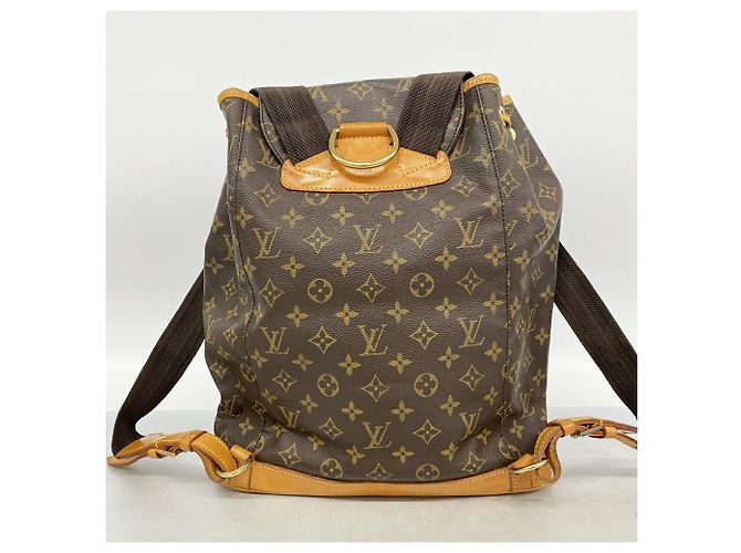 Louis Vuitton Monogram Montsouris GM Backpack Brown - view 12