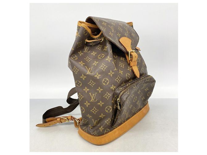 Louis Vuitton Monogram Montsouris GM Backpack Brown - view 2