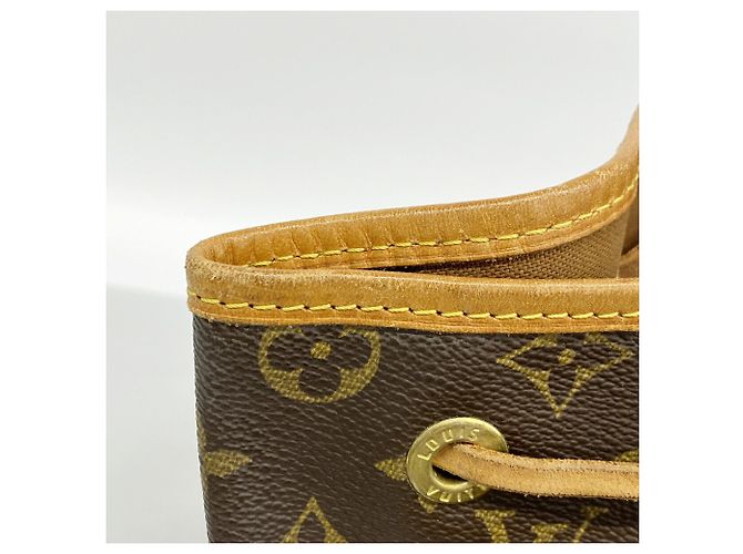 Louis Vuitton Monogram Montsouris GM Backpack Brown - view 7