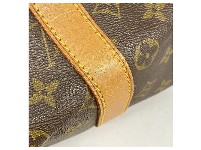 Louis Vuitton Boston Monogram Keepall Bandoulière 55 Marron - vue 11
