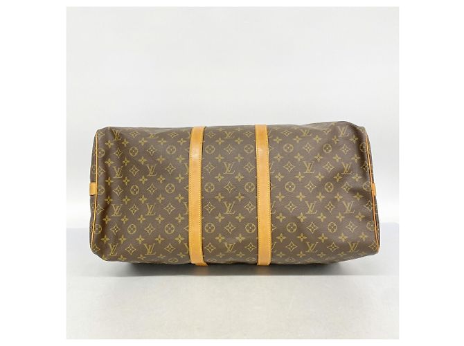 Louis Vuitton Boston Monogram Keepall Bandoulière 55 Marron - vue 3