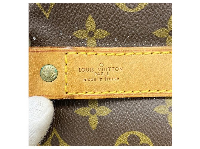 Louis Vuitton Boston Monogram Keepall Bandoulière 55 Marron - vue 5