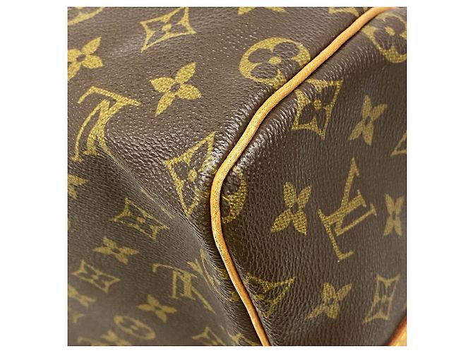 Louis Vuitton Boston Monogram Keepall Bandoulière 55 Marron - vue 7