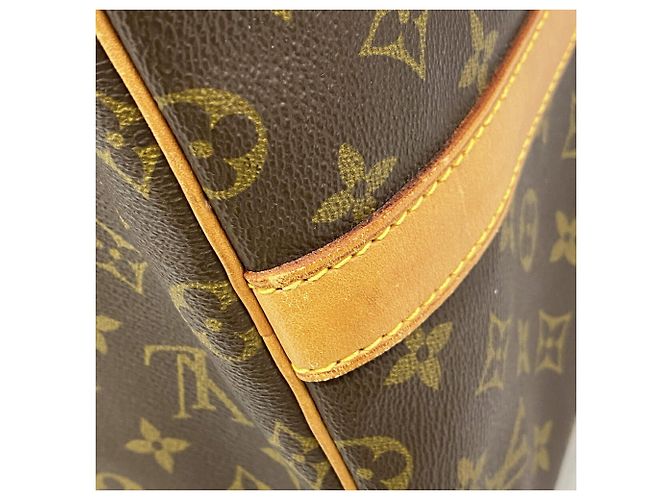 Louis Vuitton Boston Monogram Keepall Bandoulière 55 Marron - vue 8