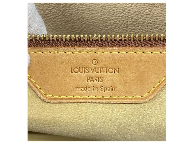 Sac cabas Louis Vuitton Monogram Luco Marron - vue 5