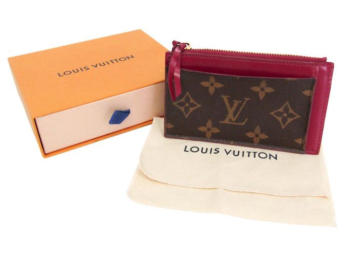 Louis Vuitton Monogram Zip Card Holder M67889 Fuschia Monogramma - vista 2