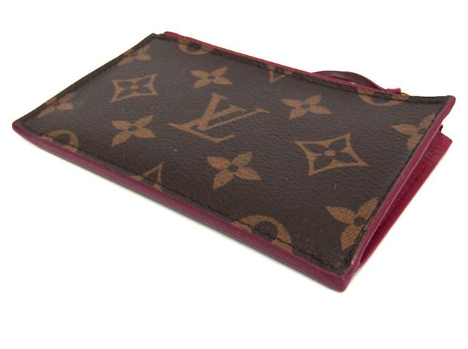 Louis Vuitton Monogram Zip Card Holder M67889 Fuschia Monogramma - vista 3