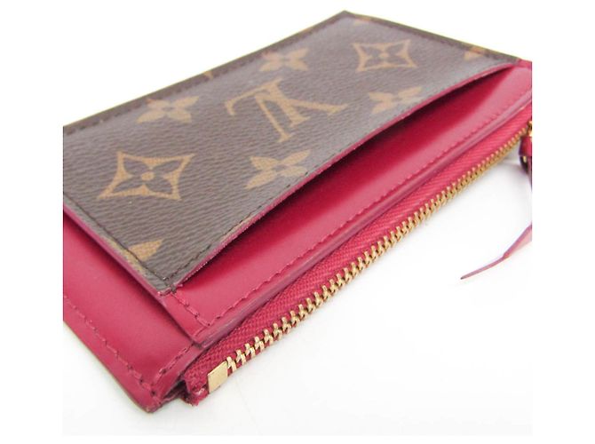 Louis Vuitton Monogram Zip Card Holder M67889 Fuschia Monogramma - vista 7