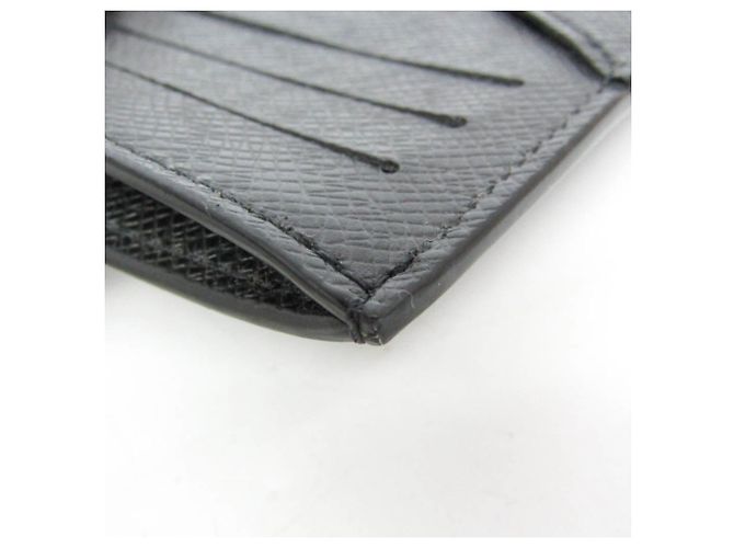 Louis Vuitton Taiga Coin Card Holder M62914 Grigio - vista 4