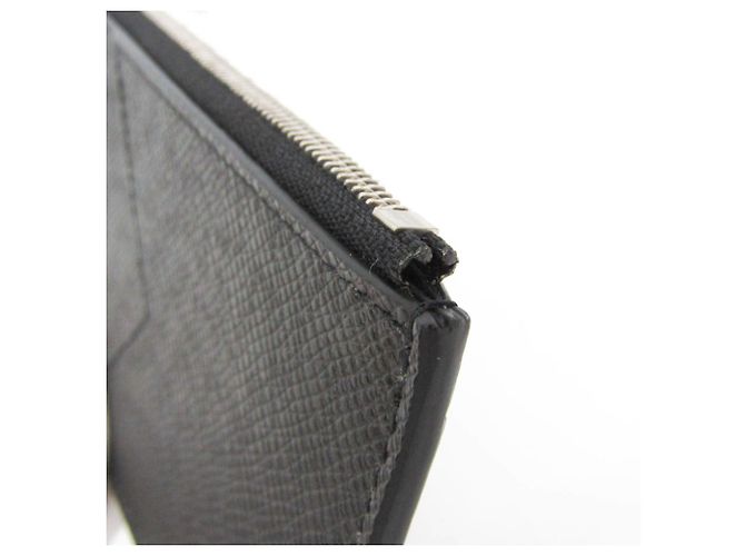 Louis Vuitton Taiga Coin Card Holder M62914 Grigio - vista 5