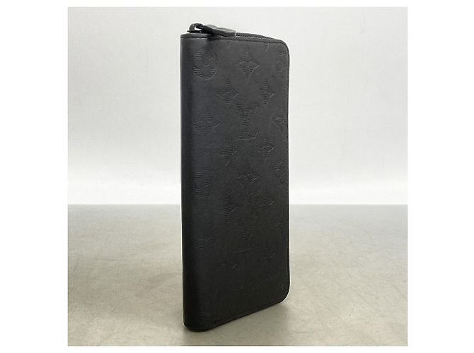 Portefeuille Zippy Louis Vuitton Monogram Shadow Noir - vue 2