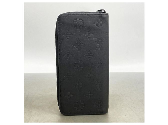 Portefeuille Zippy Louis Vuitton Monogram Shadow Noir - vue 8