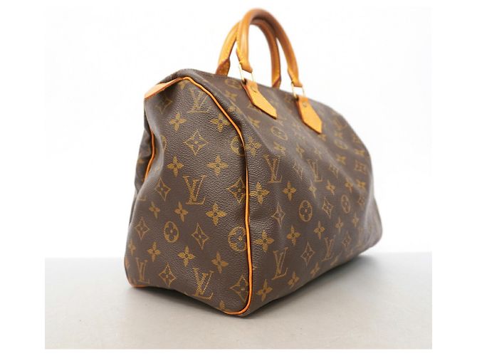Bolso Louis Vuitton Monogram Speedy 30 Castaño - vista 2