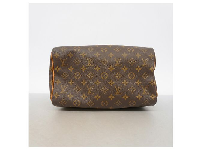 Bolso Louis Vuitton Monogram Speedy 30 Castaño - vista 3