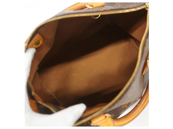 Bolso Louis Vuitton Monogram Speedy 30 Castaño - vista 4
