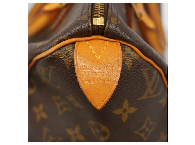 Bolso Louis Vuitton Monogram Speedy 30 Castaño - vista 5