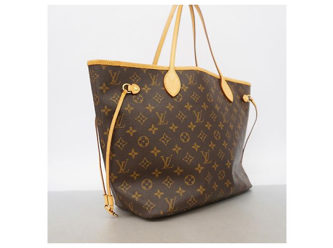 Saco Tote Louis Vuitton Monogram Neverfull MM Marrom - vista 2