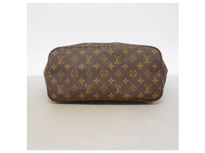 Saco Tote Louis Vuitton Monogram Neverfull MM Marrom - vista 3