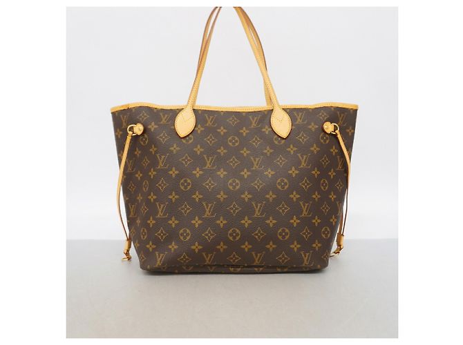 Saco Tote Louis Vuitton Monogram Neverfull MM Marrom - vista 9