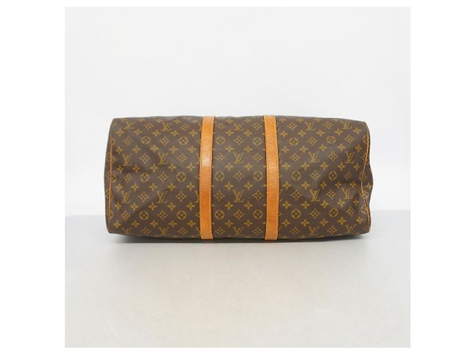 Louis Vuitton Boston Monogram Keepall 55 Brown - view 3