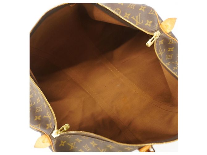 Louis Vuitton Boston Monogram Keepall 55 Brown - view 4