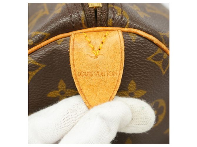 Louis Vuitton Boston Monogram Keepall 55 Brown - view 5