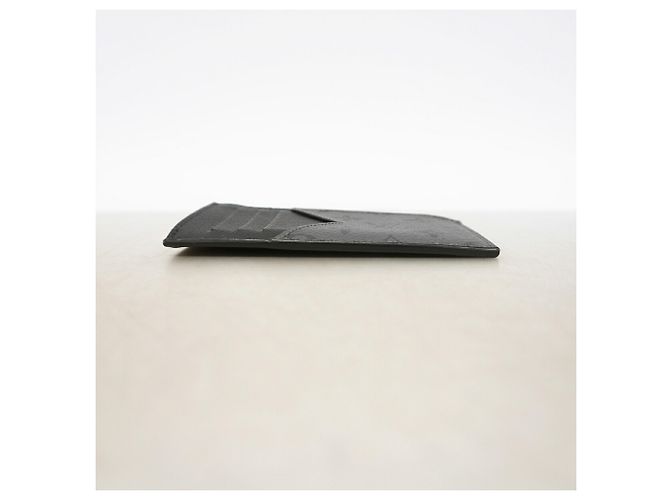 Louis Vuitton Monogram Eclipse Reverse Coin Card Holder Castaño Negro - vista 2