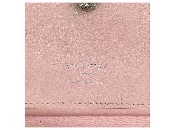 Portafoglio compatto con zip Louis Vuitton New Wave Rosa - vista 4