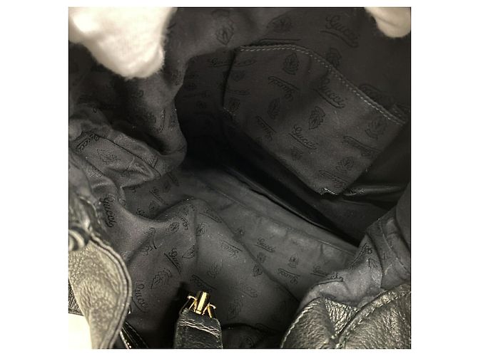 Gucci Bamboo New Jackie Handtasche Schwarz - Ansicht 4