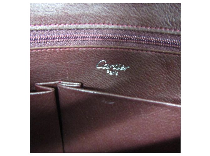 Borsa a spalla tote in pelle da donna Cartier Cabochon Nero - vista 18