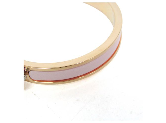 Hermès Hermes Clic Mini Click Chaine d'Ancre Bangle Pink Golden - view 4