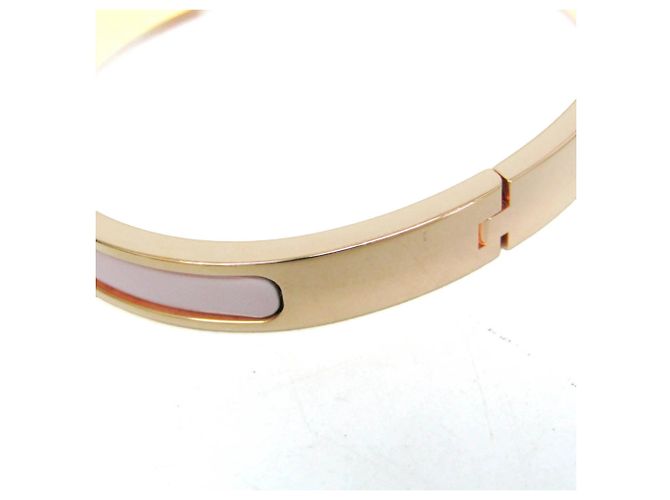 Hermès Hermes Clic Mini Click Chaine d'Ancre Bangle Pink Golden - view 5
