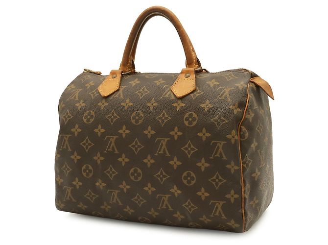 Bolsa Louis Vuitton Monogram Speedy 30 Marrom - vista 3