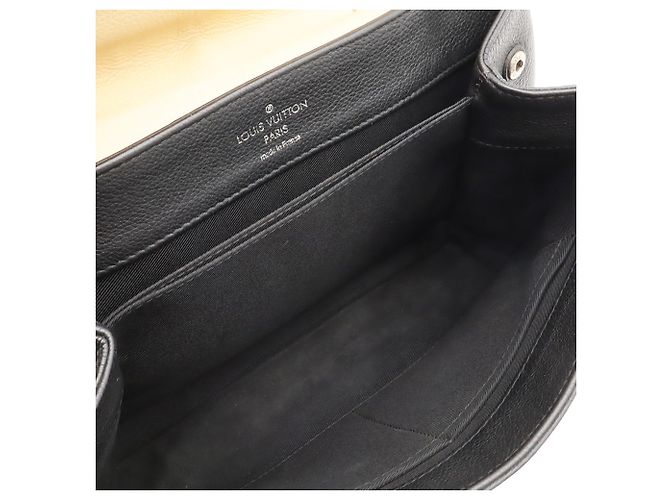 Sac à main Louis Vuitton Lockme Cartable Noir Beige - vue 6