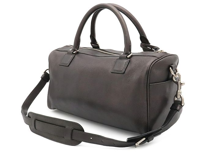 Bolso de hombro Loewe Mini Boston Castaño Azul - vista 3